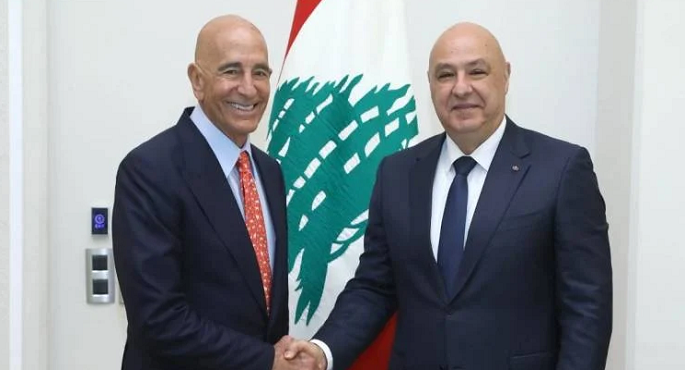 الرئيس اللبنانى يسلم المبعوث الأمريكي مشروع مذكرة شاملة لتطبيق ما تعهد به لبنان