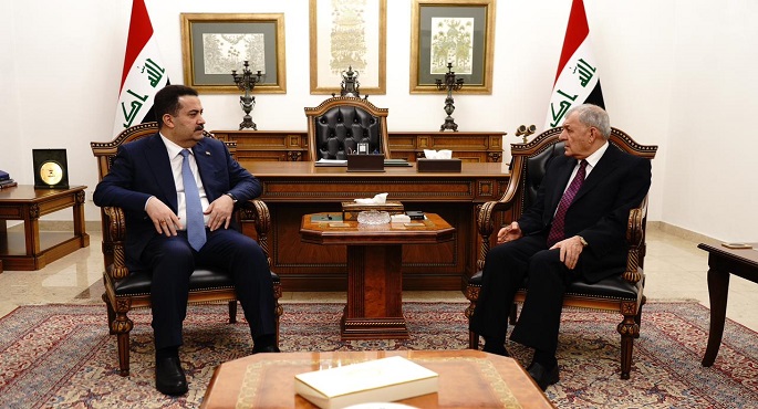 الرئيس العراقى ورئيس حكومته يؤكدان التحقيق فى حريق الكوت وتعويض المتضررين