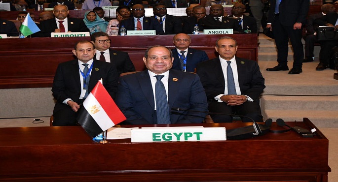 الرئيس السيسى: العديد من الدول الإفريقية حققت نموا فاق المعدلات العالمية رغم الظروف الصعبة