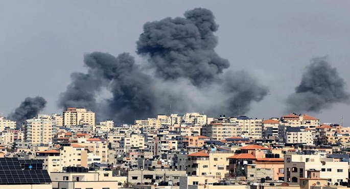 11 شهيدا فى قصف الاحتلال شقة سكنية وسط قطاع غزة