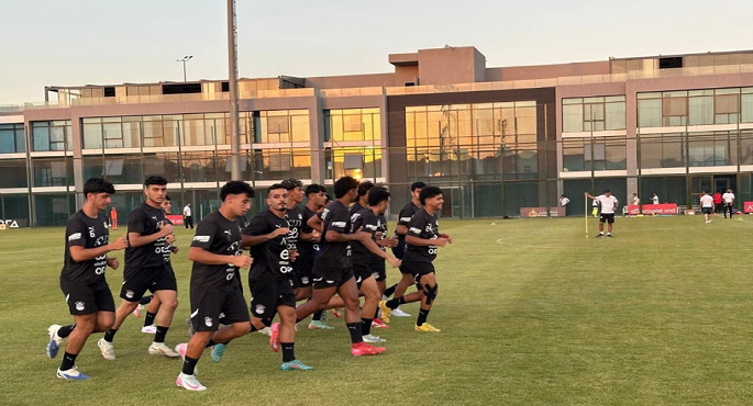 منتخب الشباب يختتم تدريباته اليوم استعدادًا للمواجهة الثانية أمام الكويت غدًا