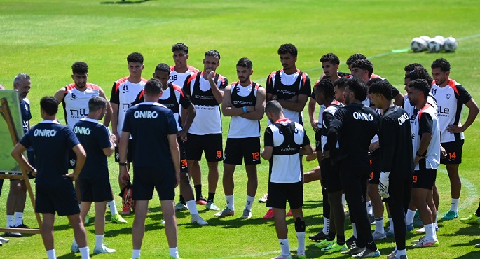 الزمالك يستأنف تدريباته استعدادا لمباراة كهرباء الإسماعيلية فى الكأس وتصعيد 8 لاعبين شباب