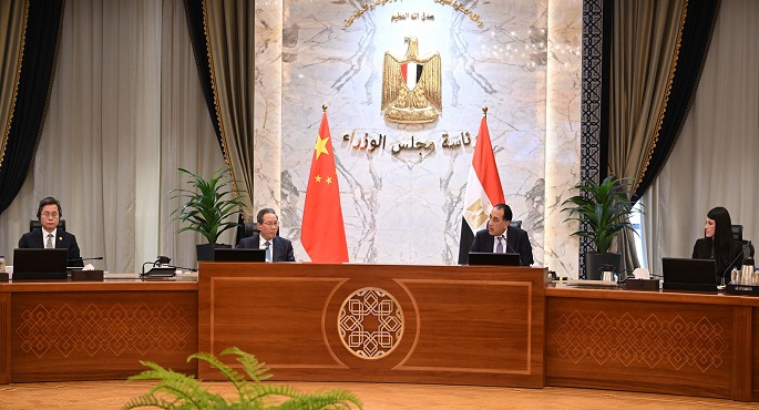 مدبولى ورئيس مجلس الدولة الصيني يترأسان جلسة مباحثات موسعة لمناقشة القضايا المشتركة