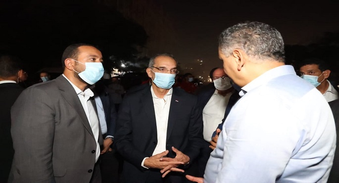 وزير الاتصالات من مقر سنترال رمسيس: عودة خدمات الاتصالات بشكل تدريجى خلال 24 ساعة