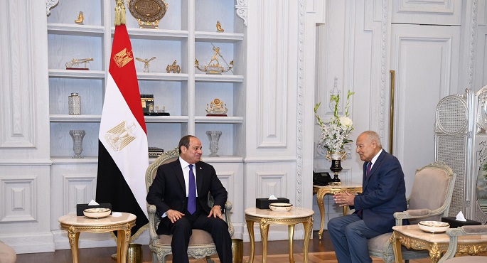 الرئيس السيسى يؤكد التزام مصر الراسخ بدعم جامعة الدول العربية