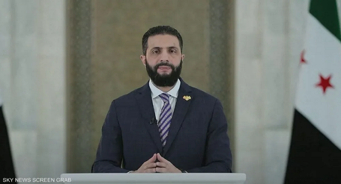 الشرع: سوريا وإسرائيل تتقدمان فى محادثات الاتفاق الأمنى