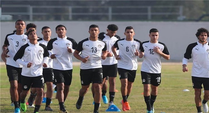 منتخب الشباب يواصل تدريباته على فترتين استعدادا لوديتىّ الكويت