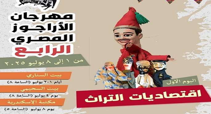 اليوم.. بدء مهرجان الأراجوز المصرى فى دورته الرابعة تحت شعار “اقتصاديات التراث”