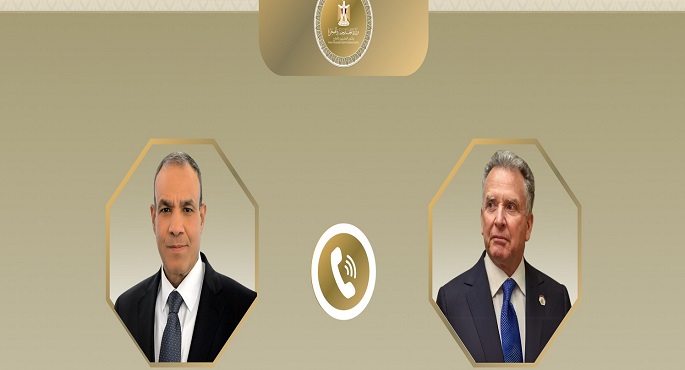 وزير الخارجية يتابع مع مبعوث الرئيس الأمريكى الخاص للشرق الأوسط مفاوضات وقف إطلاق النار فى غزة