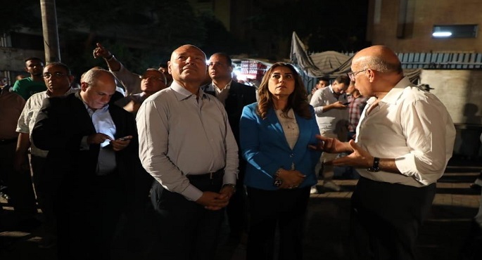 وزيرة التنمية المحلية تُوجّه بسرعة إزالة الآثار الناتجة عن حريق سنترال رمسيس