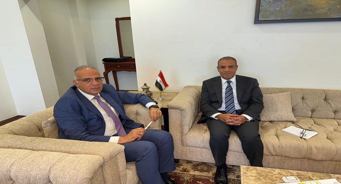 وزيرا الخارجية والموارد المائية يبحثان تنسيق الجهود بين الوزارتين فى قضايا المياه إقليميا ودوليا