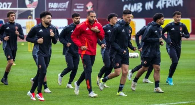 الأهلى يواصل استعداداته لمواجهة مودرن سبورت فى افتتاح الدورى الممتاز