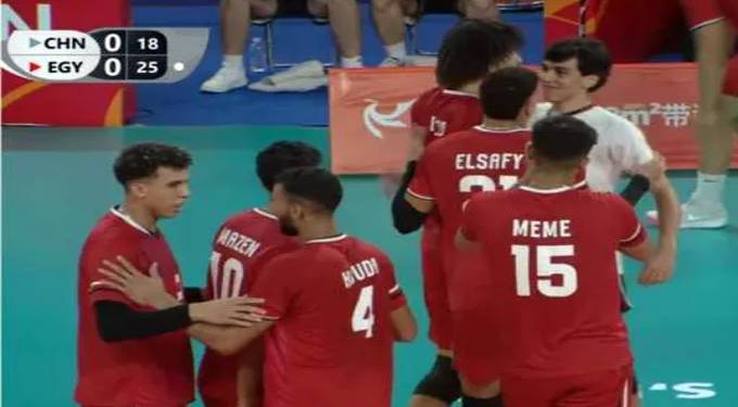 منتخب شباب الطائرة يتفوق على الصين ويتأهل إلى ثمن نهائى بطولة العالم