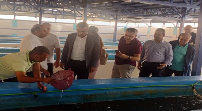 وزير الزراعة اللبنانى يتفقد عدد من المشروعات التنموية بالنوبارية والإسكندرية