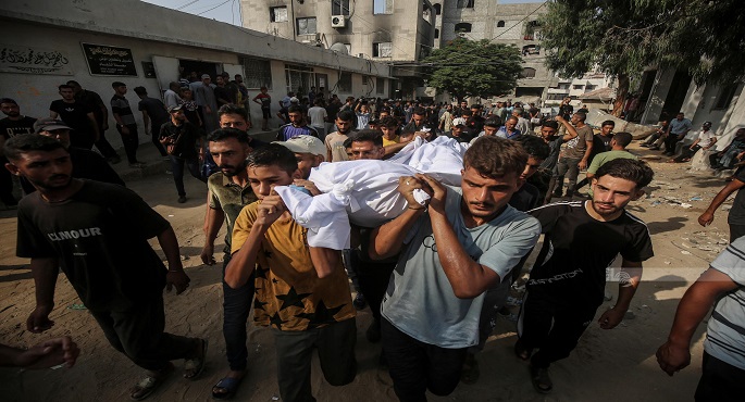 استشهاد 10 فلسطينيين فى قصف الاحتلال الإسرائيلى لعدة مناطق بقطاع غزة