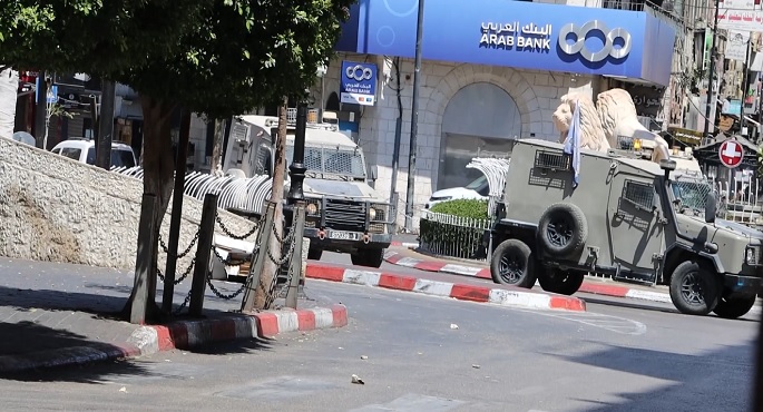 58 إصابة حصيلة اقتحام قوات الاحتلال وسط مدينتى رام الله والبيرة