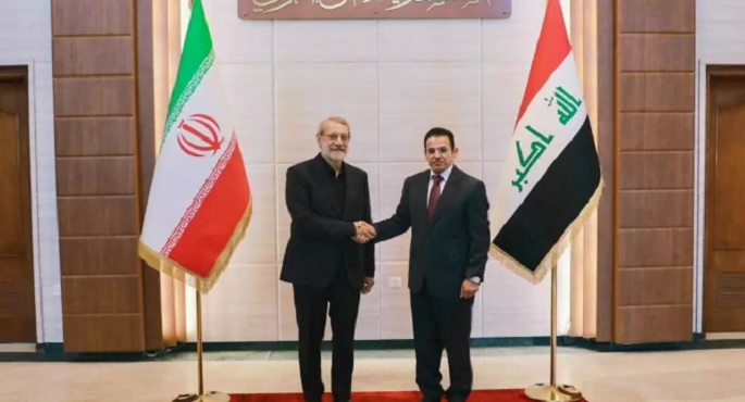 لاريجانى يبرم اتفاقا أمنيا فى بغداد قبيل زيارة رسمية إلى بيروت