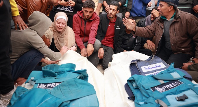 الأمم المتحدة: مقتل الخمس صحفيين فى غزة يجب أن يدفع العالم للتحرك