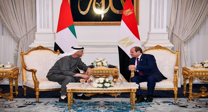 بالفيديو والصور .. الرئيس عبد الفتاح السيسى يستقبل رئيس دولة الإمارات بمطار العلمين