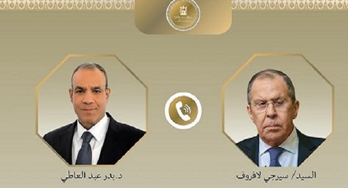 وزير الخارجية ونظيره الروسى يبحثان هاتفيا العلاقات الثنائية والمستجدات الإقليمية والدولية