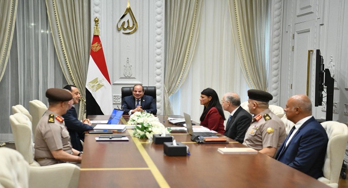 الرئيس السيسى يوجه بالاستمرار فى الاستثمار لتحديث المنظومة المائية والرى