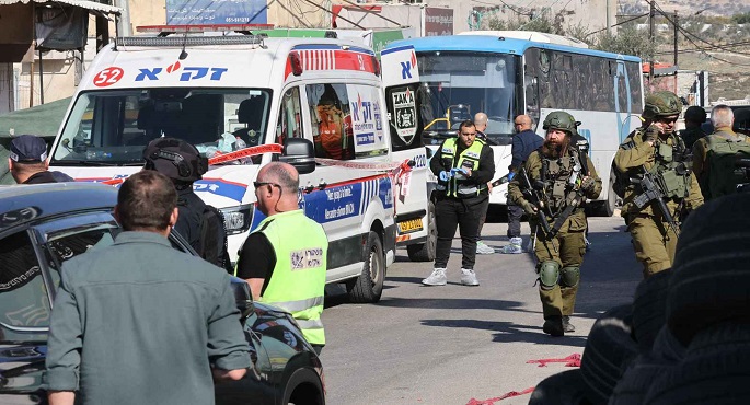 إصابة شخص إثر إطلاق نار فى مستوطنة ملاخى هشالوم بالضفة الغربية