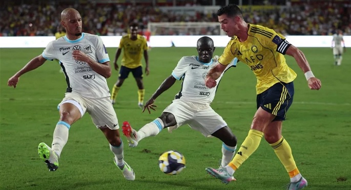 النصر يتأهل لنهائى كأس السوبر السعودى بفوزه علي اتحاد جدة 2-1