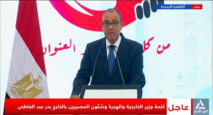 وزير الخارجية: حان الوقت لتوحيد جهود أبناء الجاليات المصرية فى جميع أنحاء العالم