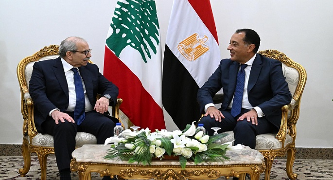 بالصور.. رئيس الوزراء يبحث مع نظيره اللبنانى مختلف القضايا والموضوعات ذات الاهتمام المشترك