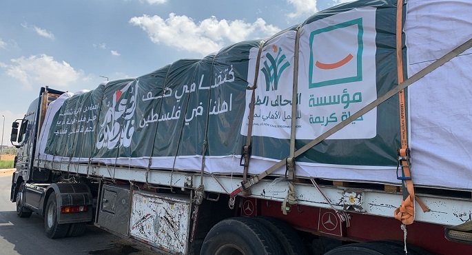 قافلة التحالف الوطنى الـ11 بمشاركة “حياة كريمة” تنطلق لدعم غزة بـ 200 شاحنة إغاثية