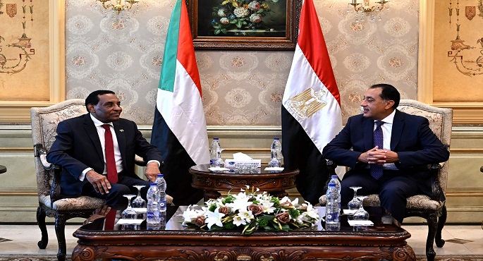 برئاسة مدبولى ونظيره السودانى,, بدء جلسة مباحثات موسعة لمناقشة عدد من الملفات المشتركة