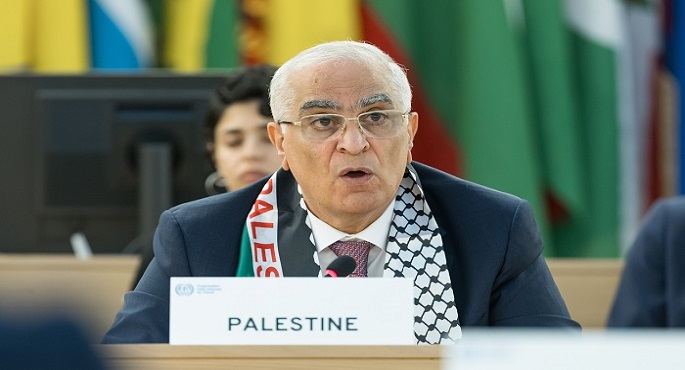 فلسطين تطالب بفرض حظر على تصدير الأسلحة للاحتلال الإسرائيلى