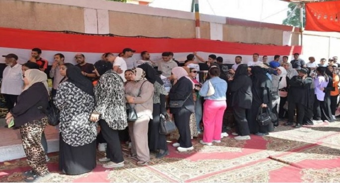 بالصور .. إقبال كبير من الناخبين بالمحافظات خلال اليوم الثانى لانتخابات الشيوخ