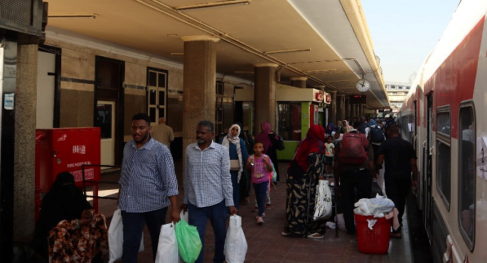 تسيير القطار الخامس لتسهيل العودة الطوعية للأشقاء السودانيين