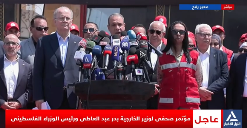 بالفيديو .. وزير الخارجية أمام معبر رفح: مصر كانت وستظل سندًا للشعب الفلسطينى وغزة تتعرض لدمار وتخريب