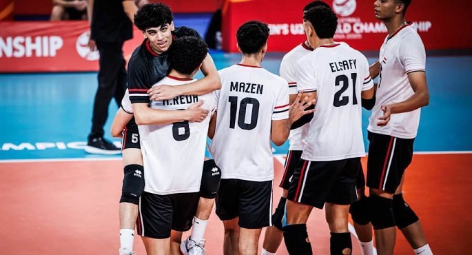 شباب الطائرة يتأهلون إلى الدور الثانى بعد الفوز على تركيا فى بطولة العالم بالصين