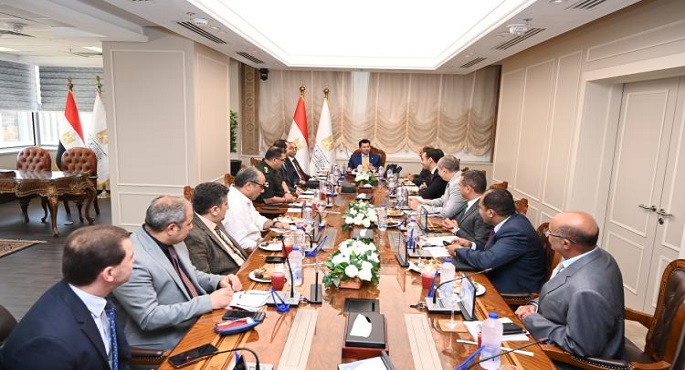 وزير الرياضة يتابع معدلات تنفيذ استاد المصرى بمحافظة بورسعيد