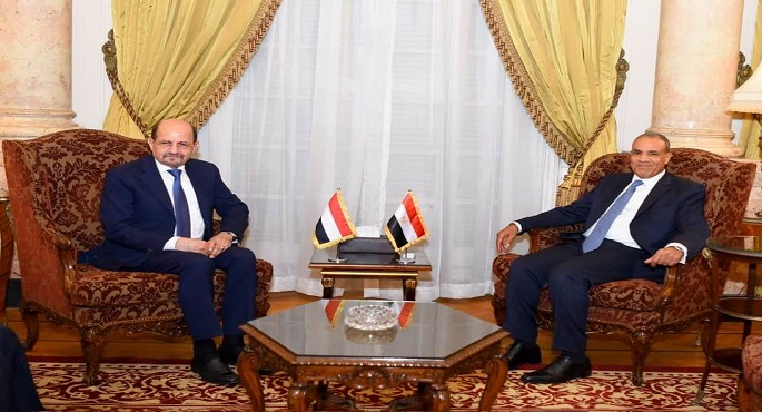 خلال لقائه نظيره اليمنى ، عبد العاطى يؤكد على دعم مصر لوحدة استقلال اليمن