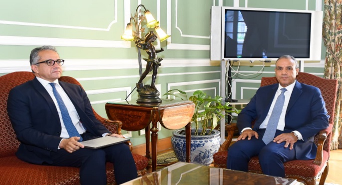 وزير الخارجية يستقبل المرشح المصرى لمنصب مدير عام اليونسكو