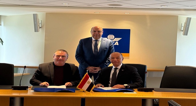 وزير الطيران يشهد توقيع مذكرة تفاهم مع الإتحاد الدولى للنقل الجوى لتعزيز منظومة السلامة الجوية
