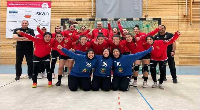 ناشئات اليد أمام أنجولا فى نصف نهائى بطولة أفريقيا بالجزائر