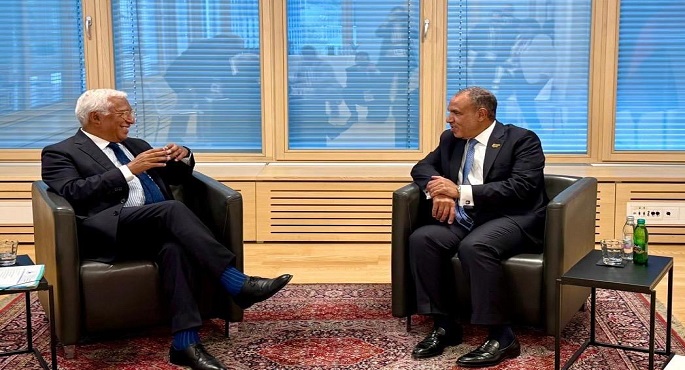 وزير الخارجية يعرب لرئيس المجلس الأوروبى عن التطلع لانعقاد القمة المصرية الأوروبية الأولى قريبا