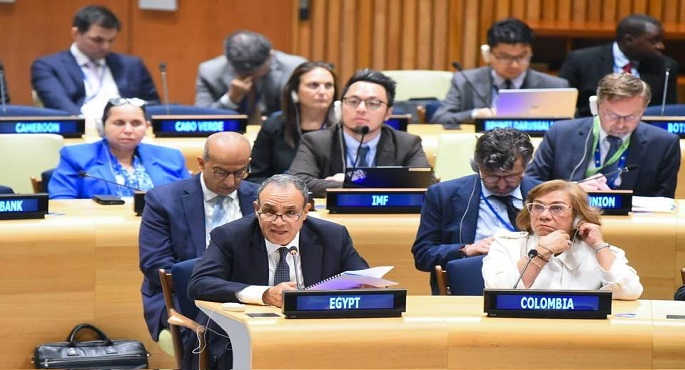 عبد العاطى: عالمنا يشهد تفشي بؤر الصراعات مما يستدعى معالجة الأسباب الجذرية للنزاعات بشكل أكثر شمولية