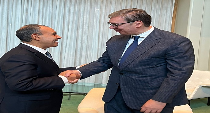 وزير الخارجية يلتقى الرئيس الصربى على هامش أعمال الجمعية العامة للأمم المتحدة