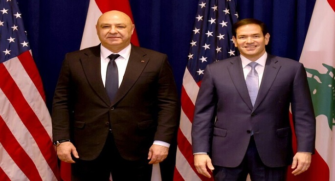 جوزيف عون يطلب من روبيو مساعدة أمريكا على تأكيد التزام إسرائيل الانسحاب من جنوب لبنان
