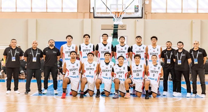 منتخب السلة يهزم أنجولا ويتأهل لنصف نهائى الأفروباسكت للناشئين