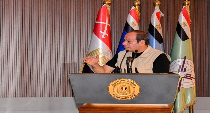 بالفيديو.. الرئيس السيسى يشيد بالاعترافات الدولية المتتالية بالدولة الفلسطينية وجهود ترامب لإيقاف الحرب فى غزة