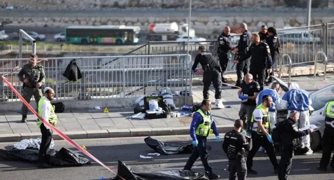 7 قتلى و16 مصابًا فى حادث إطلاق النار قرب مستوطنة راموت بالقدس .. واعتقال مشتبه به