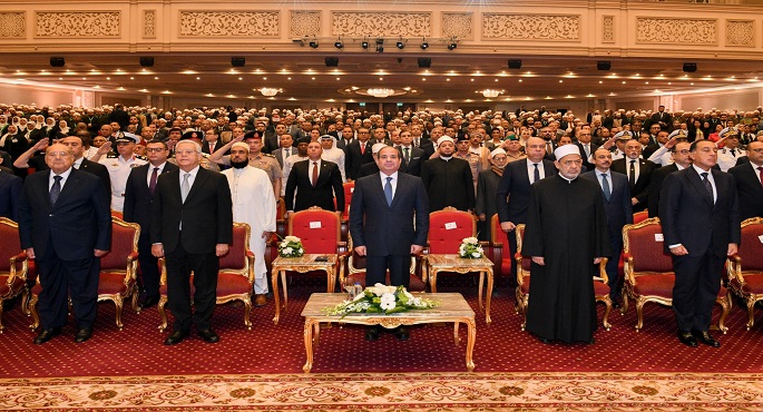 الرئيس السيسى يشهد الاحتفال بذكرى المولد النبوى الشريف