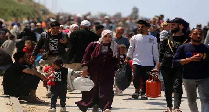 جيش الاحتلال الإسرائيلى: إجمالى النازحين من مدينة غزة يصل 280 ألف شخص